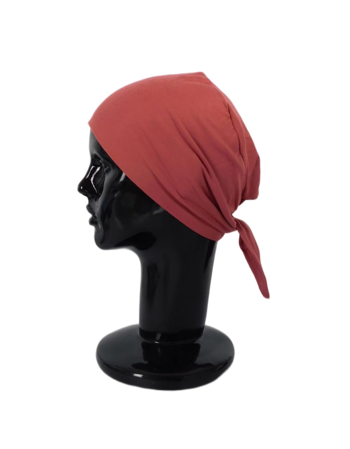 Selma underhead scarf made of blue jersey