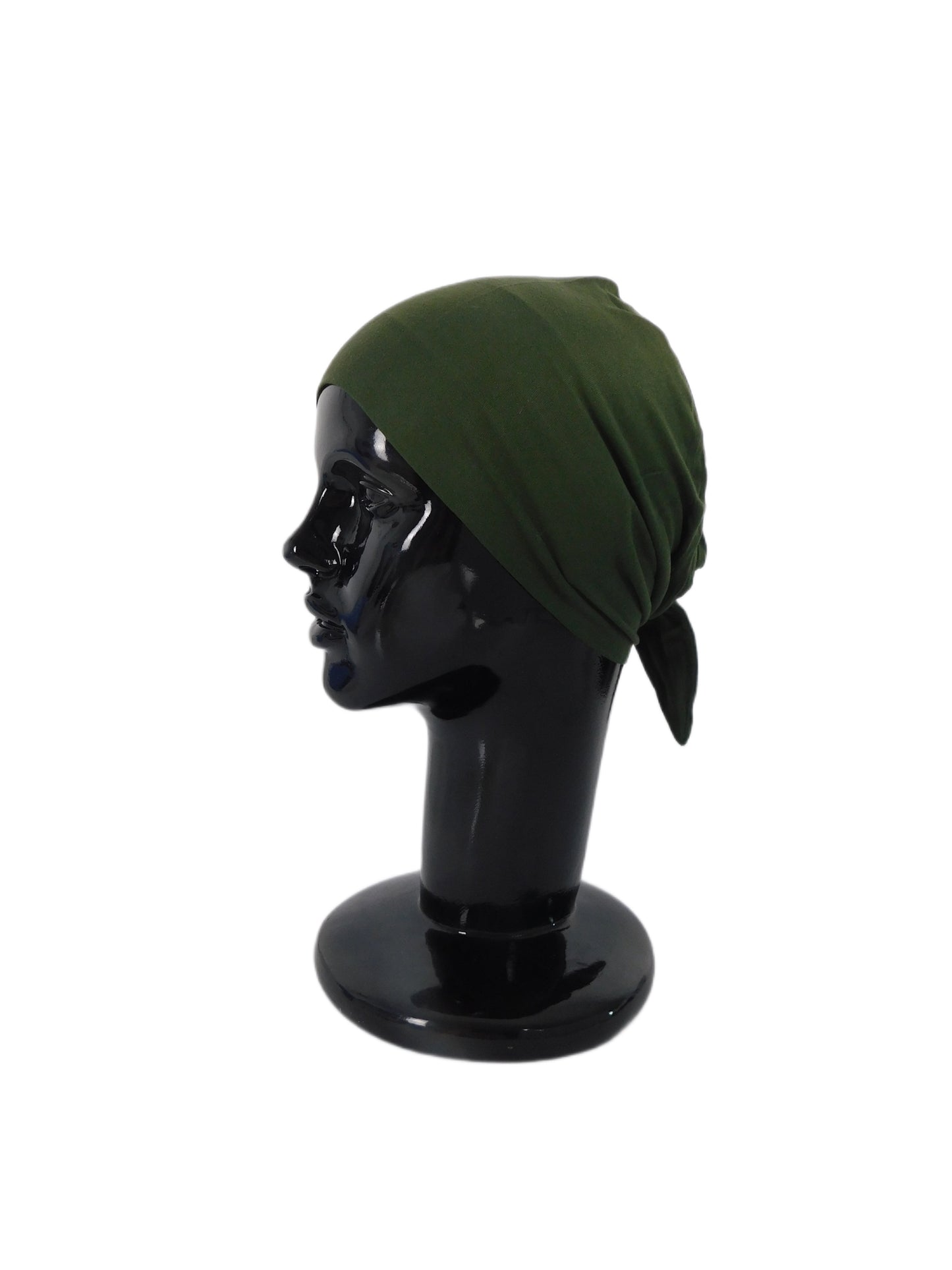 Selma underhead scarf made of blue jersey