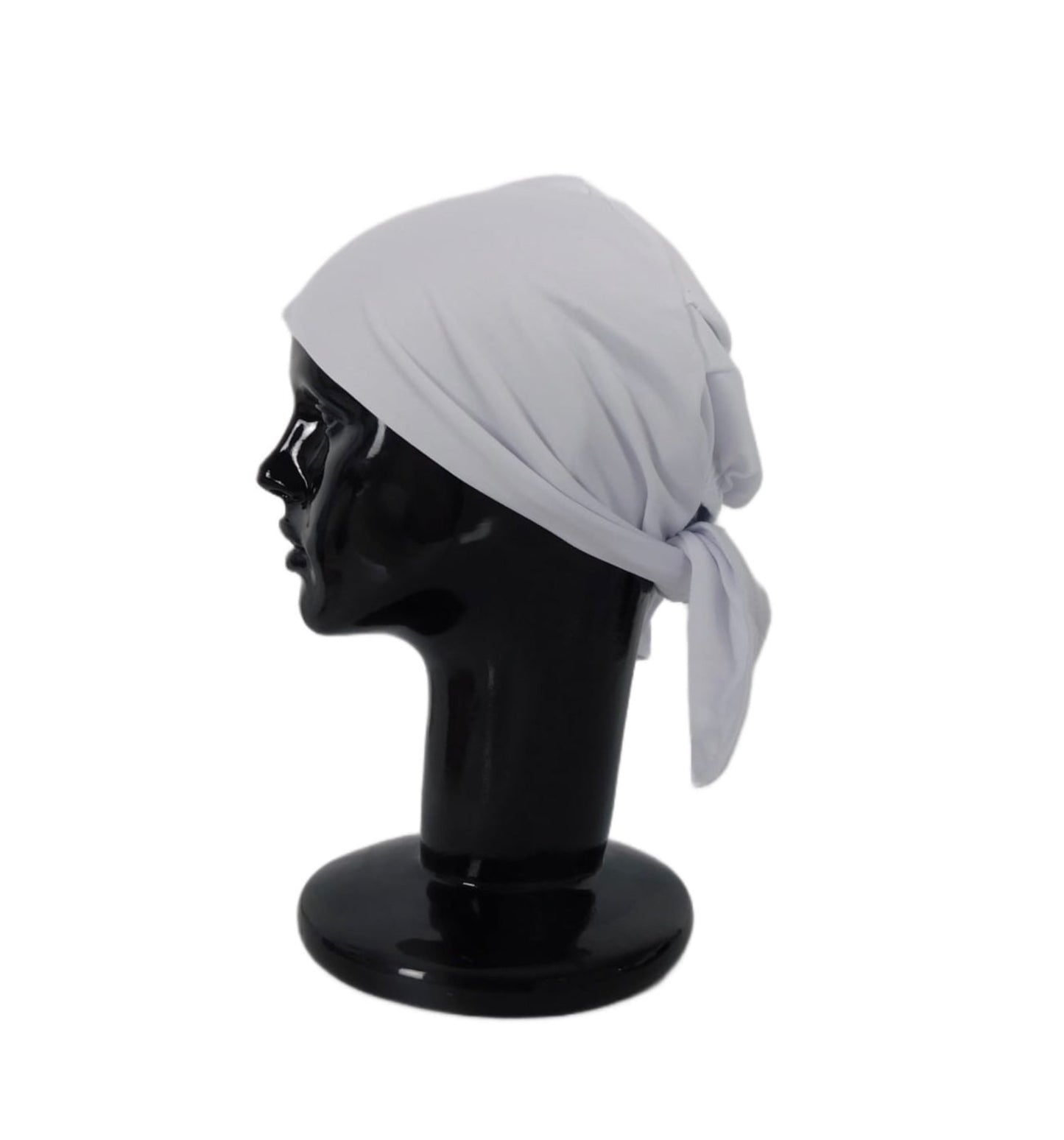 Selma underhead scarf made of blue jersey