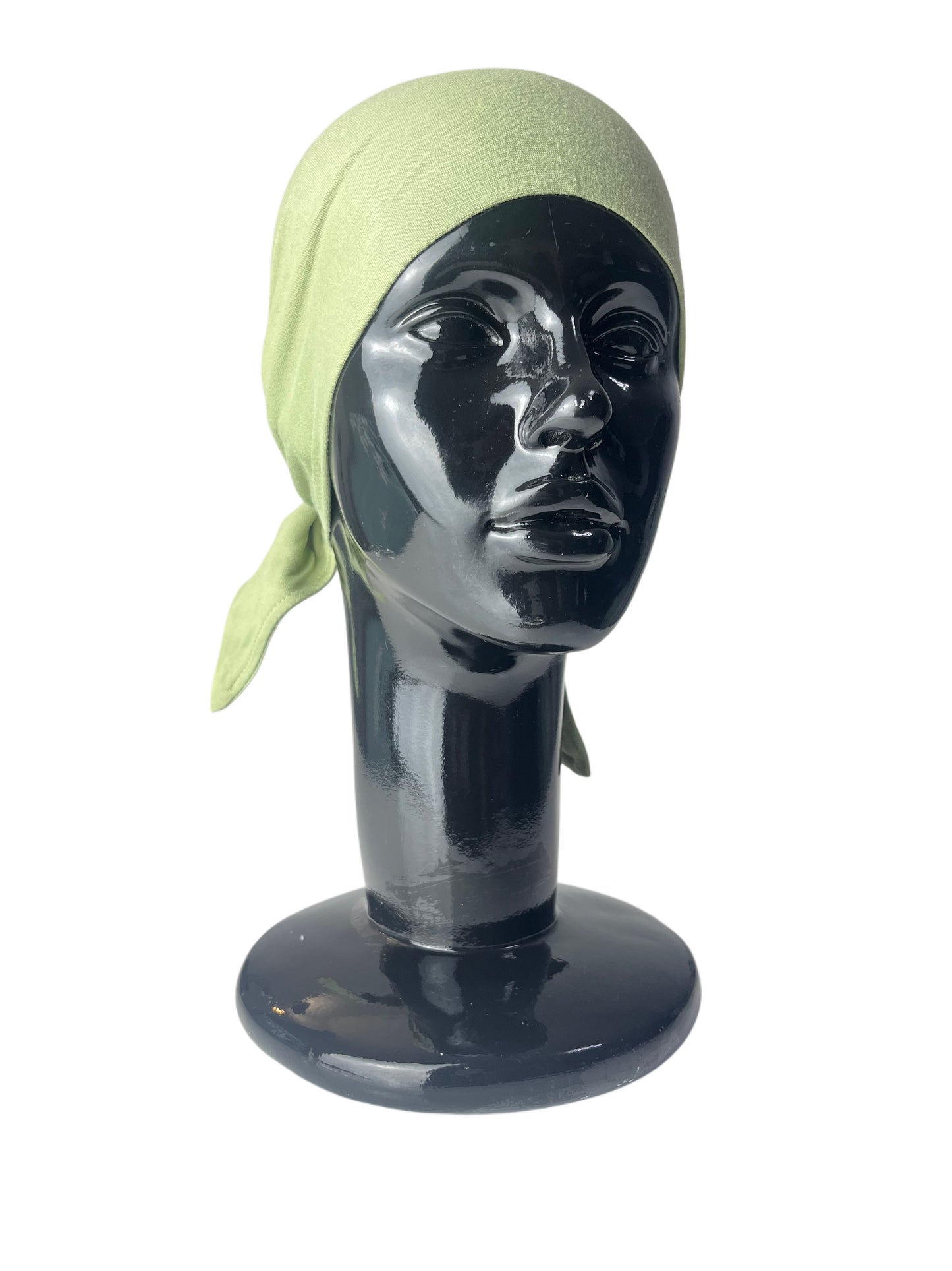 Selma underhead scarf made of blue jersey