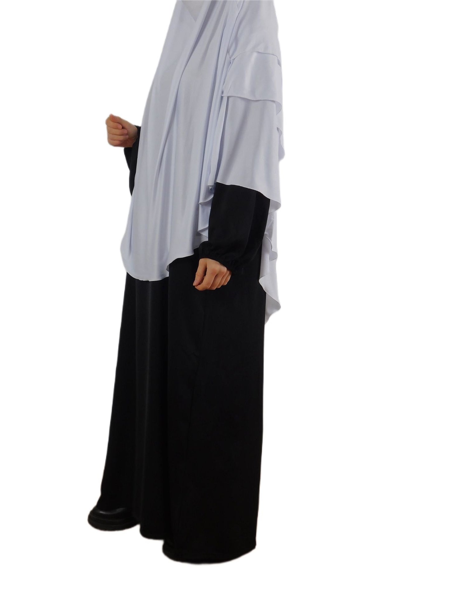 Three-layer jersey khimar