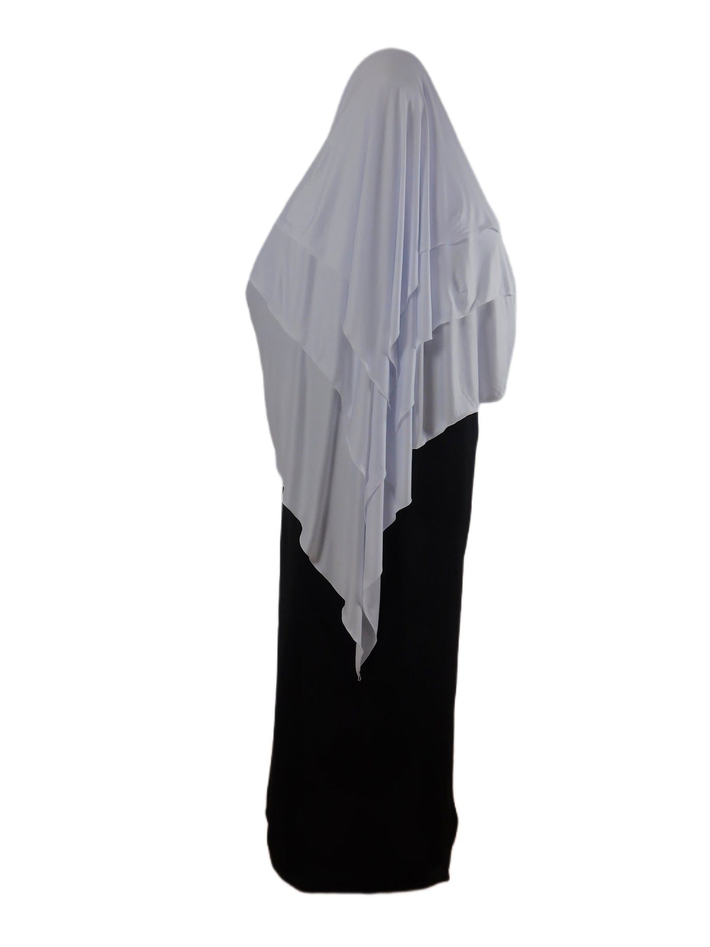 Three-layer jersey khimar